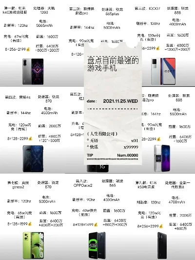 所有游戏手机的排行榜-全球顶级游戏手机解析