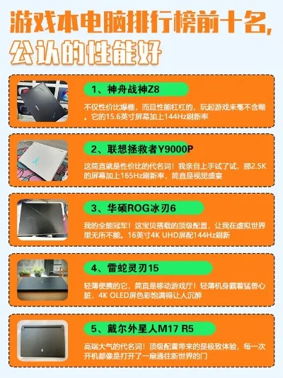 最快的游戏电脑排行榜-游戏电脑性能解析