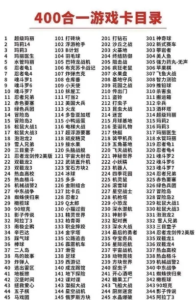 怀旧红白机游戏排行榜-怀旧红白机经典排行